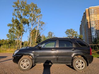 2007 Kia Sportage II, чёрный, 945000 рублей, вид 3