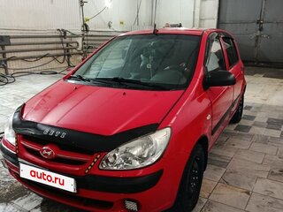 2008 Hyundai Getz I Рестайлинг, красный, 430000 рублей, вид 3
