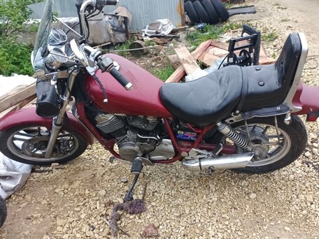 1986 Honda NV 750, красный, 250000 рублей, вид 2