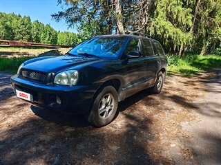 2004 Hyundai Santa Fe I, чёрный, 350000 рублей, вид 1