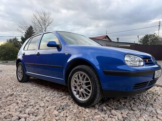 1998 Volkswagen Golf IV, синий, 449000 рублей, вид 1