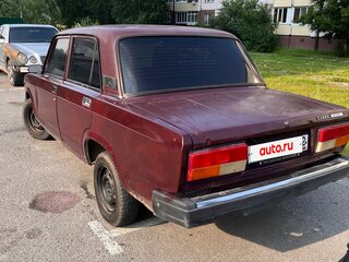 2008 Lada (ВАЗ) 2107, пурпурный, 75000 рублей, вид 2