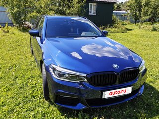 2018 BMW 5 серии 520d VII (G30/G31/G38), синий, 3900000 рублей, вид 2