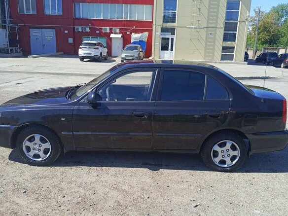 2007 Hyundai Accent ТагАЗ II, чёрный, 299999 рублей - вид 7