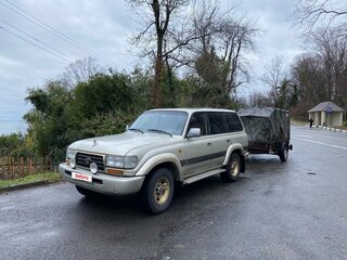 1995 Toyota Land Cruiser 80 Series Рестайлинг, бежевый, 1400000 рублей, вид 1