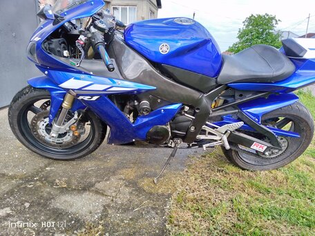 2002 Yamaha YZF-R1, синий, 450000 рублей, вид 3