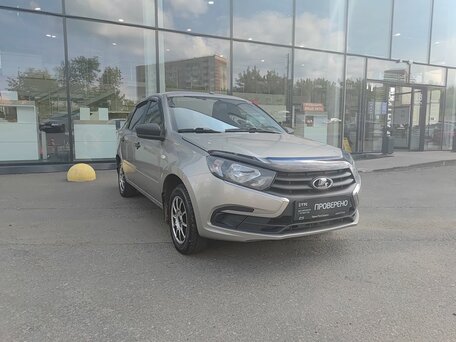 2021 Lada (ВАЗ) Granta I Рестайлинг, серебристый, 443000 рублей, вид 3