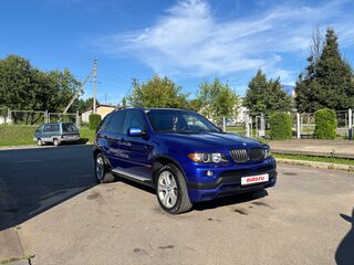 2001 BMW X5 3.0i I (E53), синий, 1400000 рублей, вид 1