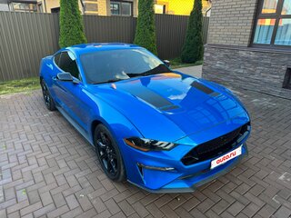 2020 Ford Mustang VI Рестайлинг, синий, 3490000 рублей, вид 2