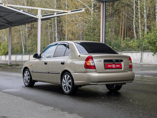 2005 Hyundai Accent ТагАЗ II, бежевый, 349900 рублей, вид 5