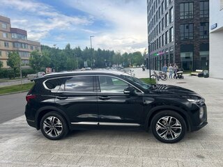 2020 Hyundai Santa Fe IV, чёрный, 2980000 рублей, вид 3