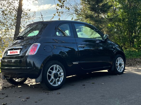 2014 Fiat 500 II, чёрный - вид 3