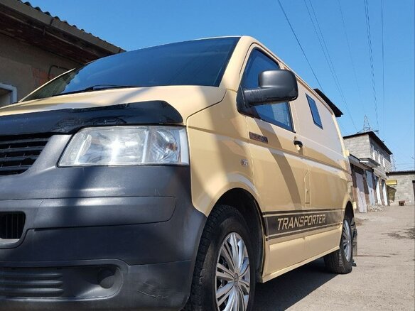 2008 Volkswagen Transporter T5, золотистый, 878000 рублей - вид 2