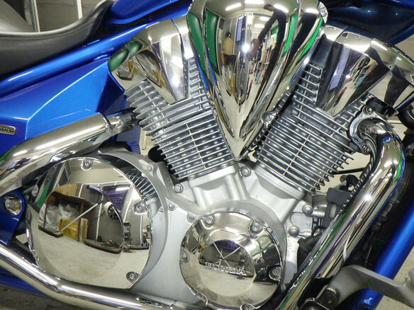 2011 Honda VT 1300CS Sabre, синий, 720000 рублей - вид 11