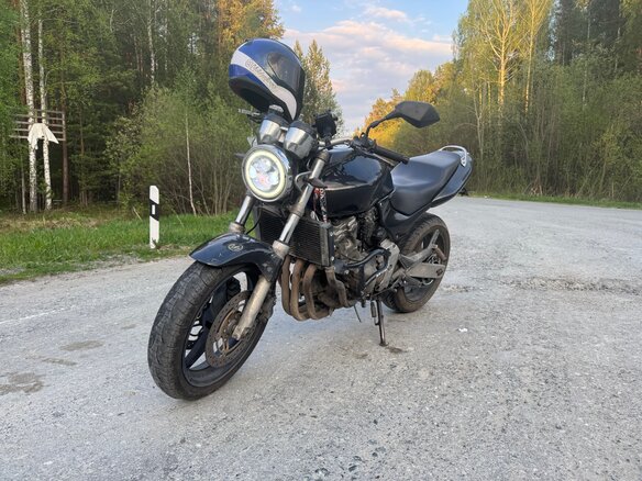 2002 Honda CB 600F Hornet, чёрный, 390000 рублей - вид 2