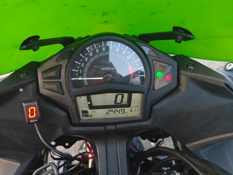 2014 Kawasaki ER-6F (Ninja 650R), зелёный, 410000 рублей, вид 1