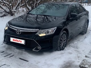 2016 Toyota Camry VII (XV50) Рестайлинг, чёрный, 2500000 рублей, вид 5