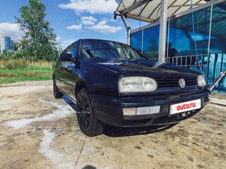 1996 Volkswagen Golf III, чёрный, 130000 рублей, вид 2
