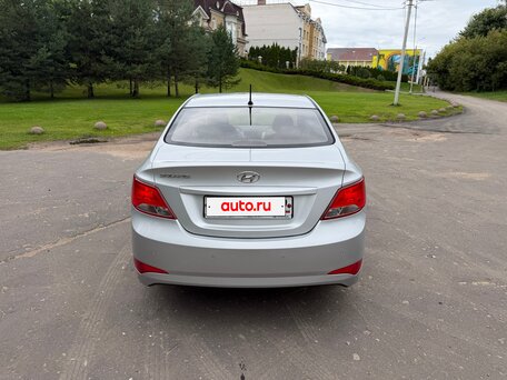 2016 Hyundai Solaris I Рестайлинг, серебристый, вид 5