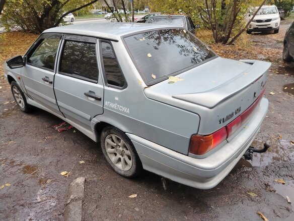 2004 Lada (ВАЗ) 2115, серебристый, 120000 рублей - вид 4