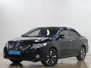 2012 Toyota Corolla X (E140, E150) Рестайлинг, чёрный, 959000 рублей, вид 3