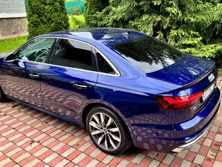 2021 Audi A4 40 TFSI V (B9) Рестайлинг, синий, 3600000 рублей, вид 3