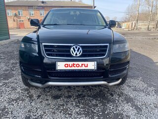 2004 Volkswagen Touareg I, чёрный, 800000 рублей, вид 3