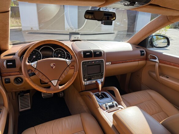 2006 Porsche Cayenne Turbo S I (955), зелёный, 1600000 рублей - вид 18