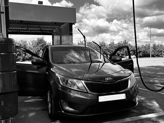 2014 Kia Rio III, серебристый, 450000 рублей, вид 1
