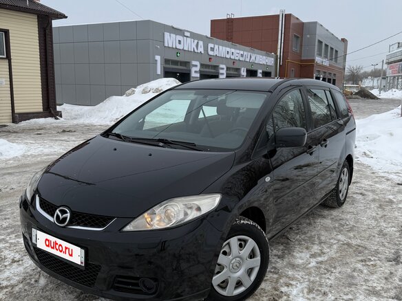 2007 Mazda 5 I (CR), чёрный, 680000 рублей