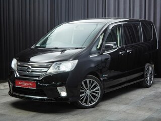 2012 Nissan Serena IV (C26), чёрный, 1347000 рублей, вид 1