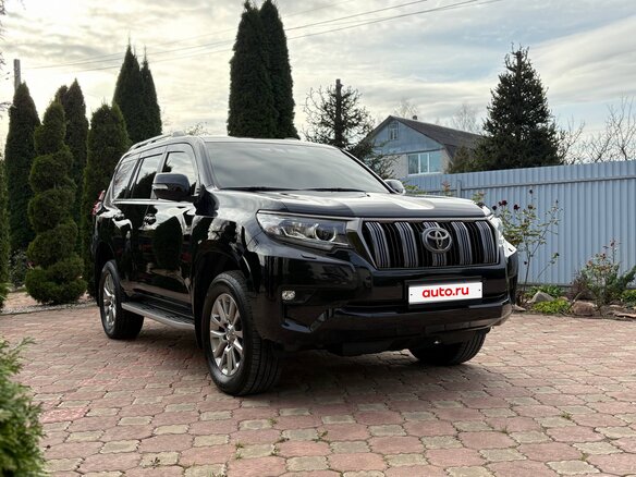 2019 Toyota Land Cruiser Prado 150 Series Рестайлинг 2, чёрный, 5200000 рублей - вид 5