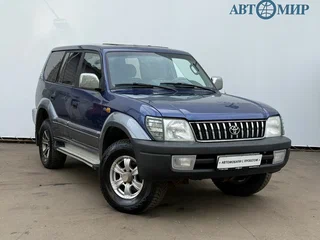 2002 Toyota Land Cruiser Prado 90 Series Рестайлинг, синий, 850000 рублей, вид 3