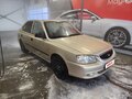 2005 Hyundai Accent ТагАЗ II, бежевый, 360000 рублей - вид 2
