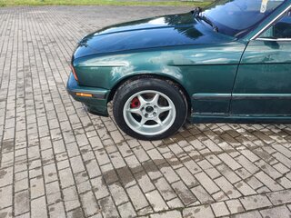 1990 BMW 5 серии 520i III (E34), зелёный, 365000 рублей, вид 4