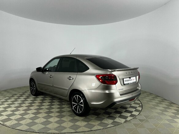 2022 Lada (ВАЗ) Granta I Рестайлинг, серый - вид 6