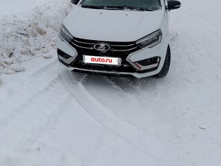 2023 Lada (ВАЗ) Vesta I Рестайлинг (NG), белый, 900000 рублей, вид 3