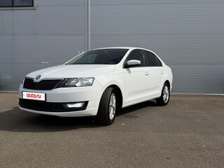 2017 Skoda Rapid I Рестайлинг, белый, 1245000 рублей, вид 1
