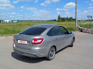 2020 Lada (ВАЗ) Granta I Рестайлинг, серый, 650000 рублей, вид 3