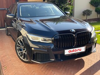 2019 BMW 7 серии 730d xDrive VI (G11/G12) Рестайлинг, чёрный, 6500000 рублей, вид 2