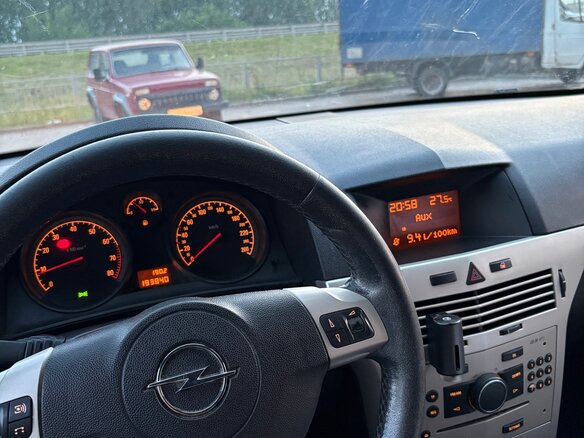 2008 Opel Astra H Рестайлинг, серебристый - вид 9