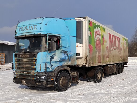 2001 Scania 4-Series, голубой, 1500000 рублей - вид 9