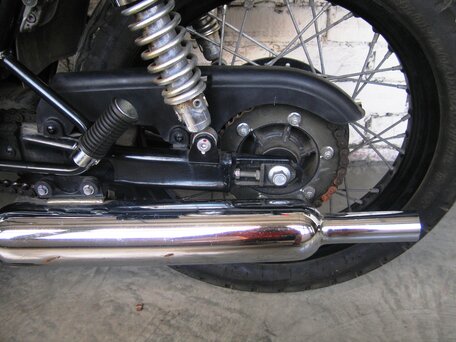 2005 Kawasaki W 650, коричневый, 500000 рублей, вид 5