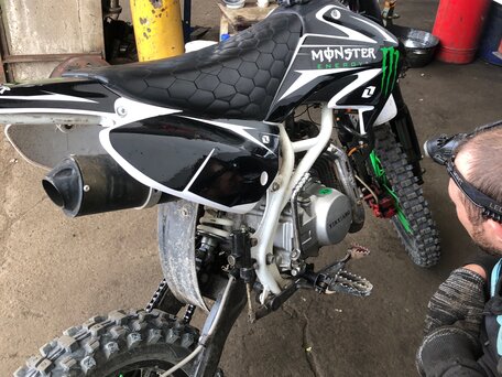 2022 Kayo Basic TT140, белый, 65000 рублей, вид 2