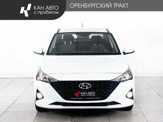 2021 Hyundai Solaris II Рестайлинг, белый, 1455000 рублей, вид 2