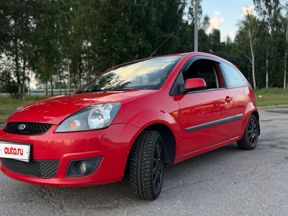 2007 Ford Fiesta Mk5, красный, 369000 рублей
