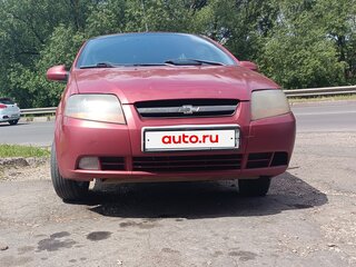 2005 Chevrolet Aveo I, красный, 350000 рублей, вид 2
