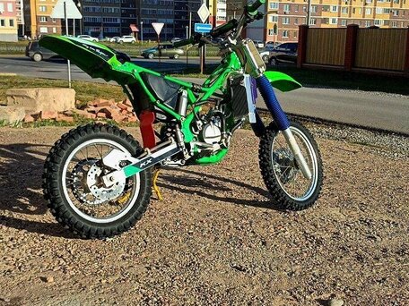 1997 Kawasaki KX 80, зелёный, 145000 рублей, вид 2