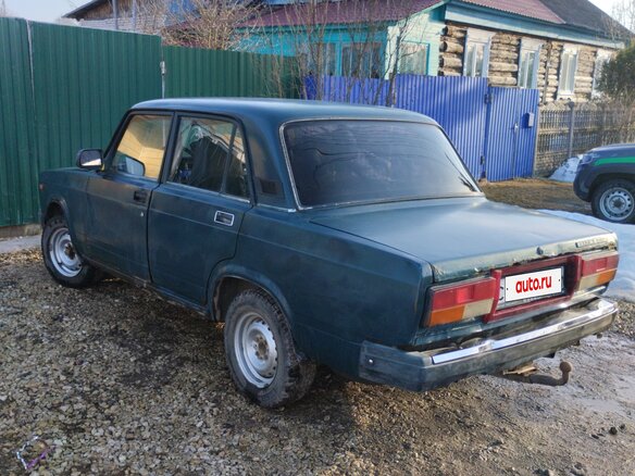 2005 Lada (ВАЗ) 2107, синий, 100000 рублей - вид 3