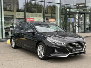 2019 Hyundai Sonata VII (LF) Рестайлинг, чёрный, 1820000 рублей, вид 3